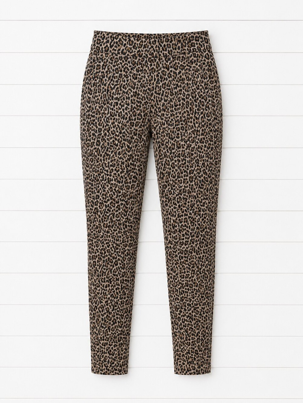 J.Crew Factory Leopard Print Stretch Winnie Pants 4